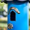 Set of 2 32"H Oversized Pagoda with Bronze Roof Metal Decorative Outdoor Garden Birdhouse